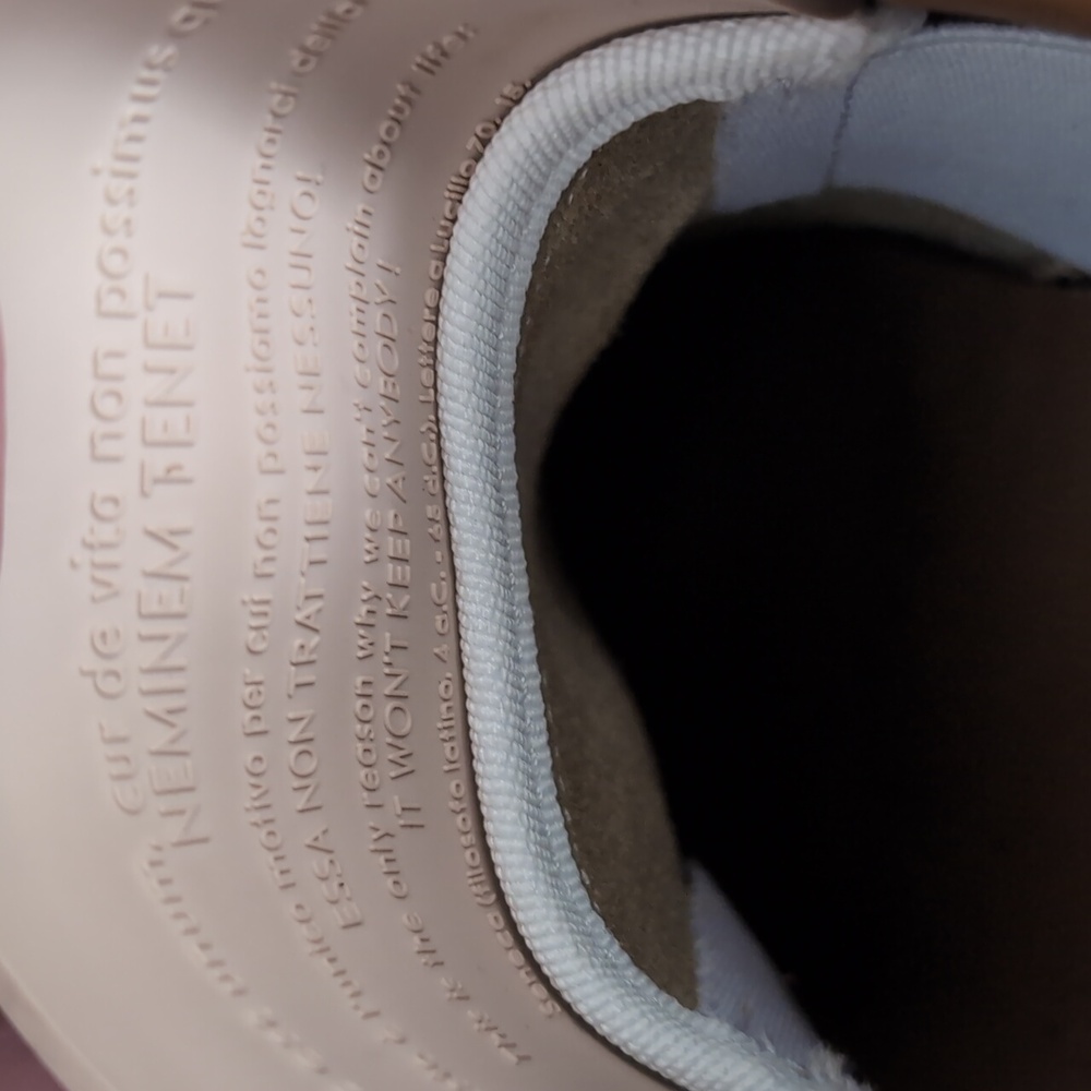 Esseutesse Leather Fringe Sneaker - Sand Tan Size 39 EU - 8.5 US - Picture 15 of 16